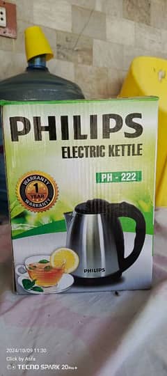 Electric kettle Cordless safe to handle. . Different brands available