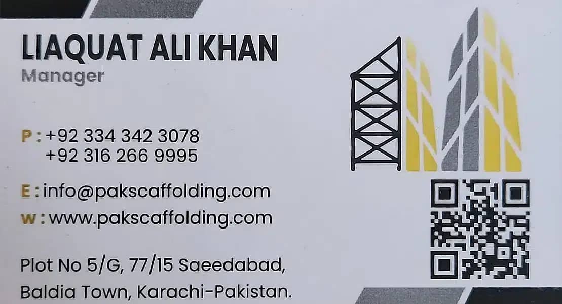 Mobile Scaffolding Tower and ladders all services Pak Scaffolding 13