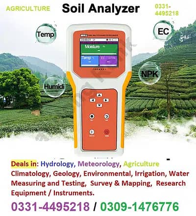 Soil Moisture, NPK, EC, TDS, PH, DO,ORP Turbidity, water Quality meter 0