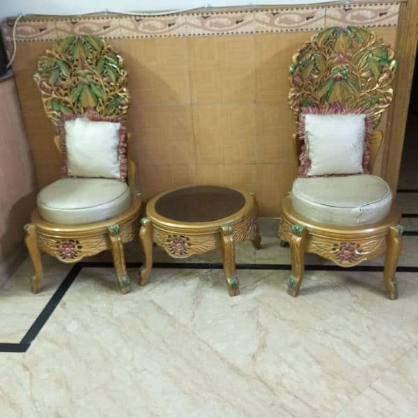 chinyoti two chairs one table 1