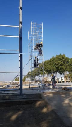 Mobile Scaffolding Tower and ladders all services Pak Scaffolding