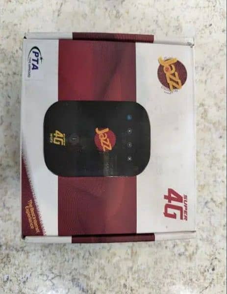 Jazz 4G All Network Unlock Internet Device 9 Month waranty Full Box 4