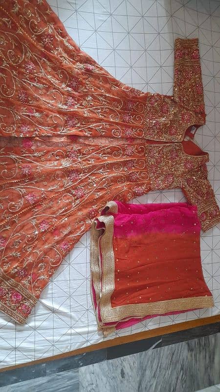 3 piece bridal dress for mehandi/mayyo 2