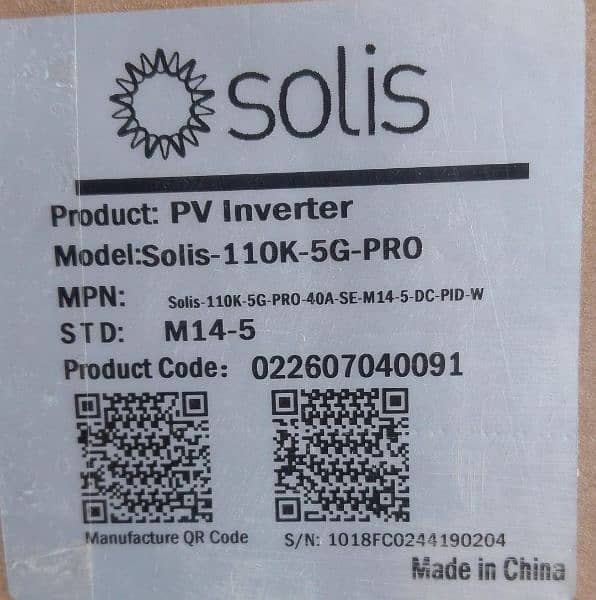 Solis 110kw ongrid inverter/price of Solis 110kw inverter in Lahore 1