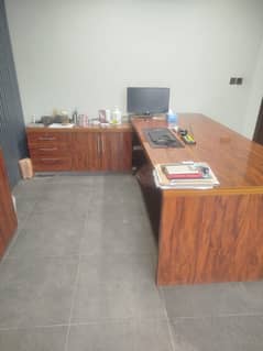 OFFICE TABLE, SIDE TABLE AND BACK SIDE FOR SALE FRESH PIECE 0