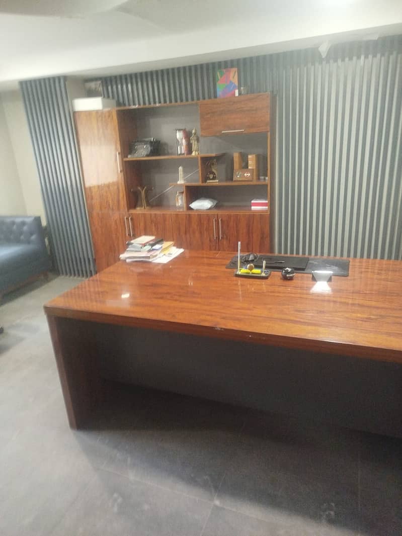 OFFICE TABLE, SIDE TABLE AND BACK SIDE FOR SALE FRESH PIECE 4