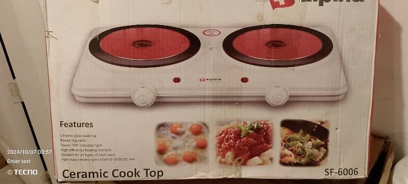 ceramic cook top model sf (6006) 4