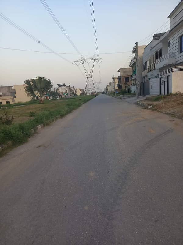 5 Marla Plot For Sale In New City Phase II Wah Cantt J Block Power Avenue 2