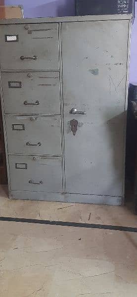 steel drawers with a side cupboard 1