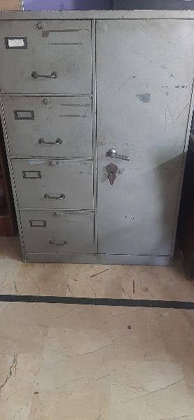 steel drawers with a side cupboard 2