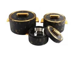 Food Warmer Hotpot Set (Black & Golden) 0