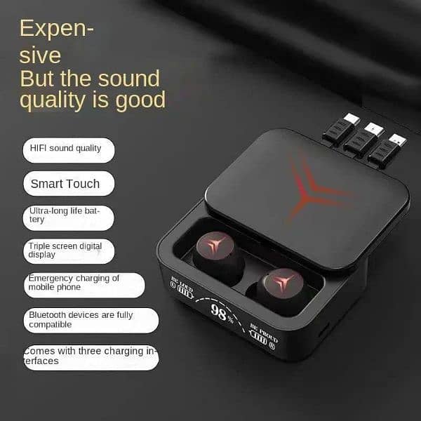 Urgent Sale Buy Now M88 Plus Earbuds With Active Noise Cancellation 1