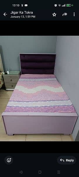 poshish bed with mattress end other furniture 1