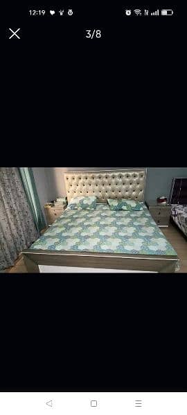 poshish bed with mattress end other furniture 2