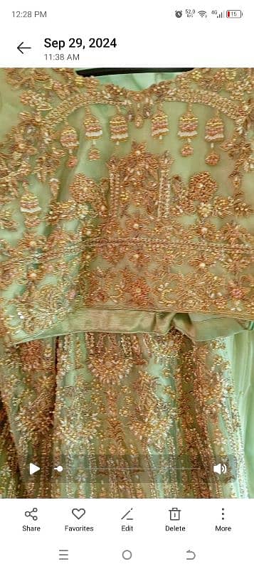 walima choli lehnga 1