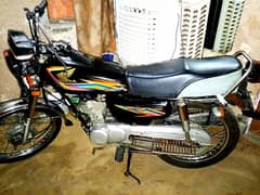 Honda CG125 in red colour 0