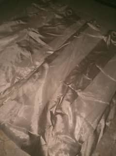 silk and tissue curtains golden 0