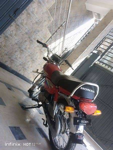 Honda CD 70 New bike For urgent for sale 7