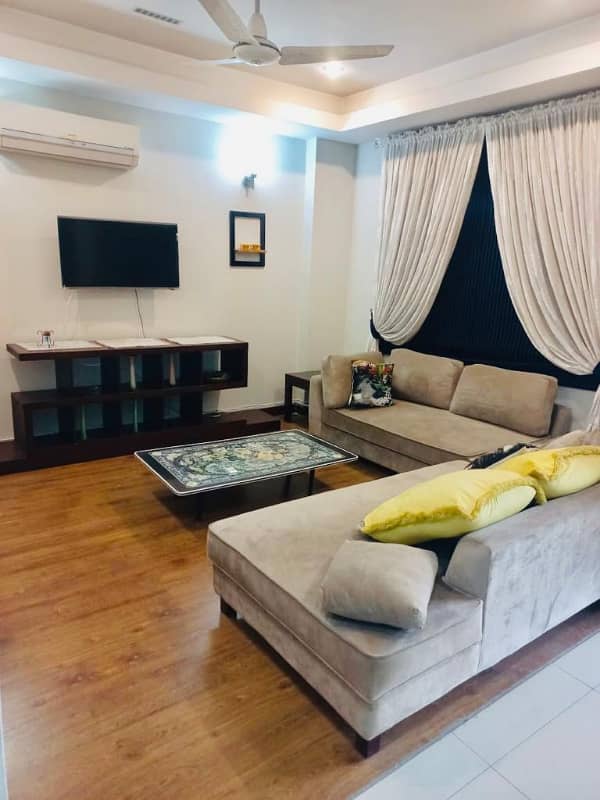 2 Bedroom Fully Furnished Apartment Available For Rent In Executive Heights F-11 Markaz 0