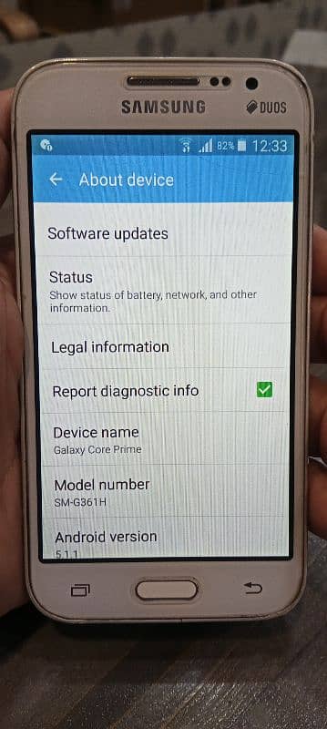 Galaxy core prime SM G361H 1