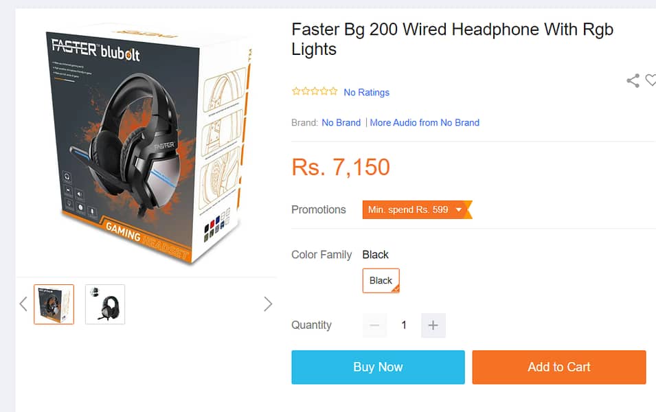 Faster BG 200 headset just 2 days used condition 10/10 4