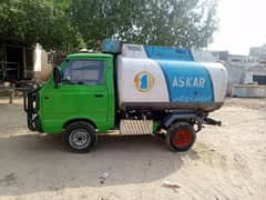 Suzuki pick up with oil tanker