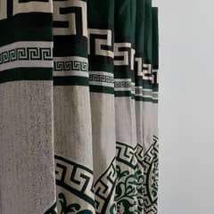 1pc velvet jacquard printed curtains