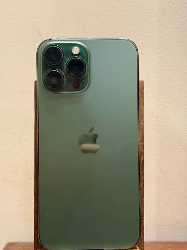 iphone 13 pro max pta approved alpine green 256 gb 2