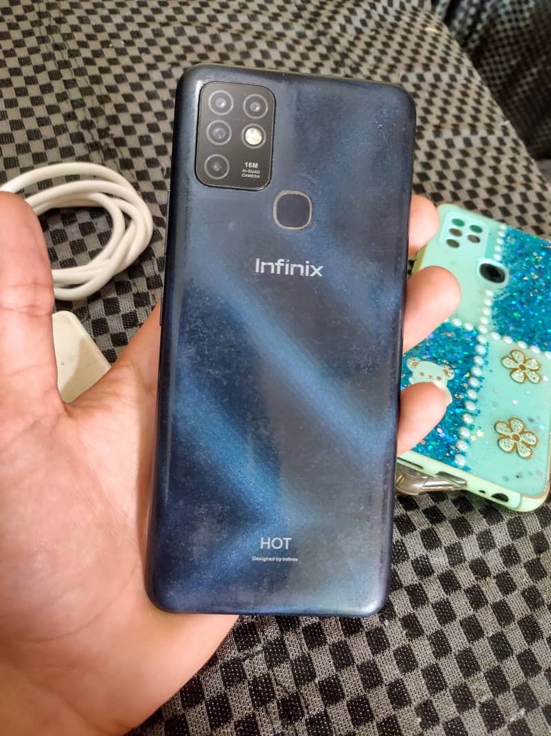 Infinix Hot 10 6Gb/128Gb All Ok Ladies Hand Use 2