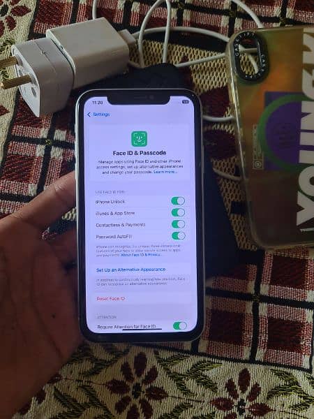 I phone XR 64GB just non PTA with Apple charger and 2 back cover 4