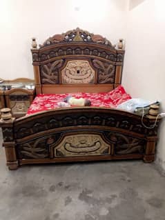 king size bed/side tables /and dressing