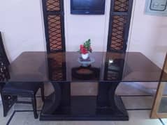 Glass Dining Table 6 seater