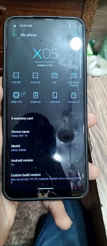 Infinix hot 10 4GB 64GB with Box 5