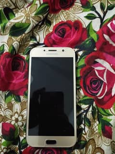 Samsung A7 black colour for sale with finger sensor.