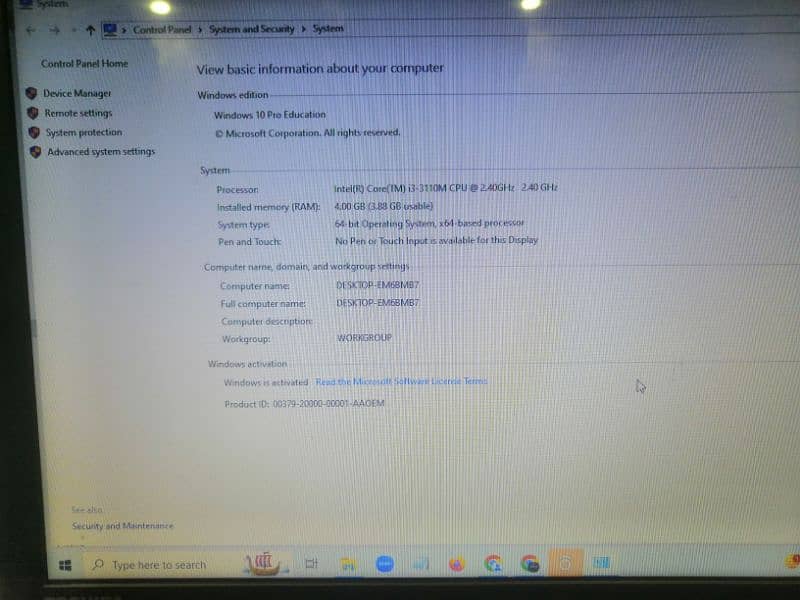 Core i3 3rd Gen laptop 0