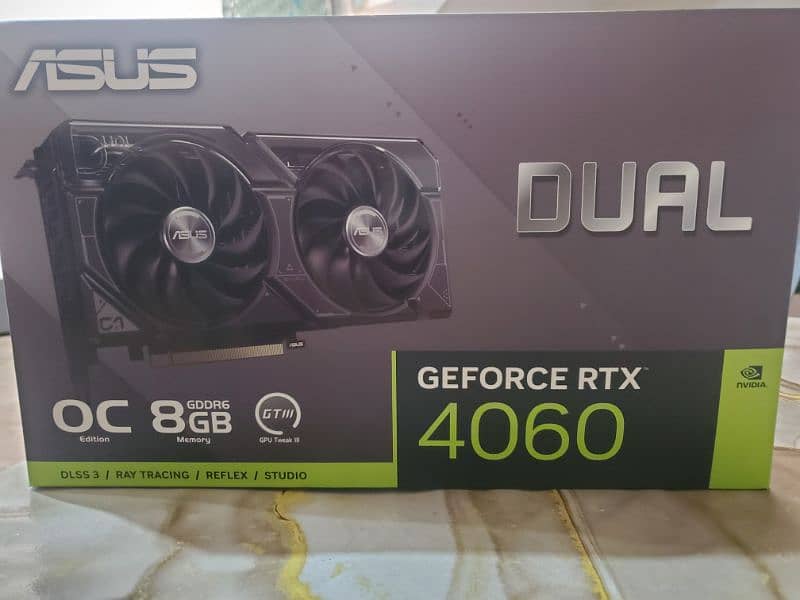 ASUS RTX 4060 OC EDITION 8G DUAL Black 0