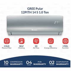 GREE 1 TON DC INVERTER 12PITH HEAT AND COOL