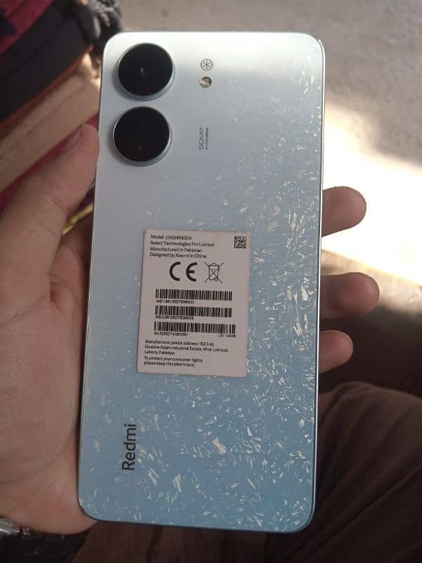 Redmi 13c with box and charger 6 /128 1