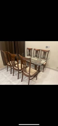 Dinning table 6 chairs