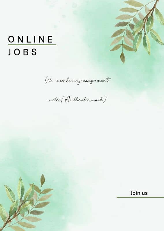 online job 0