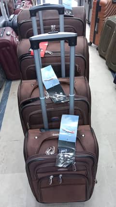 Set of four suitcases