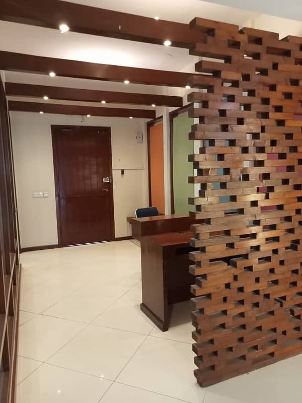 Semi Furnished full floor office with chambers 6