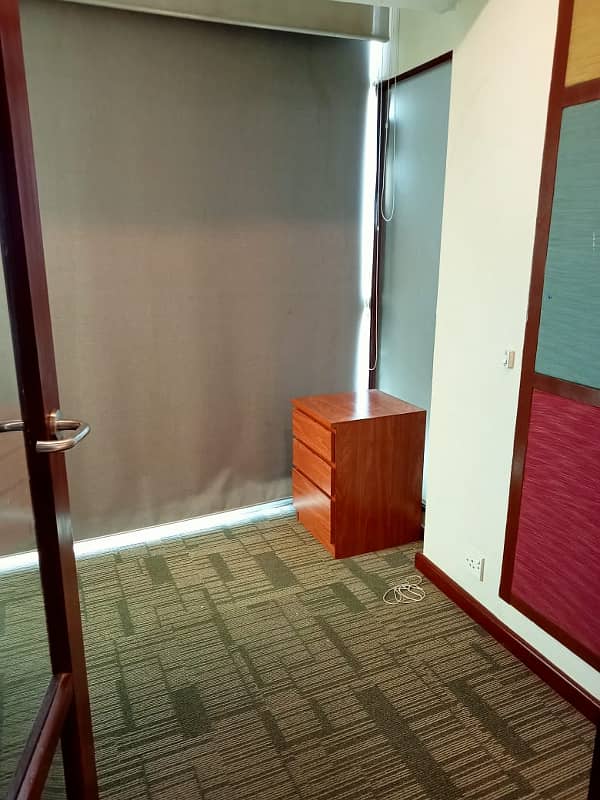 Semi Furnished full floor office with chambers 9