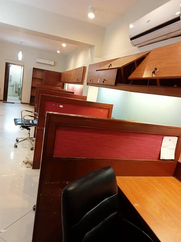 Semi Furnished full floor office with chambers 11