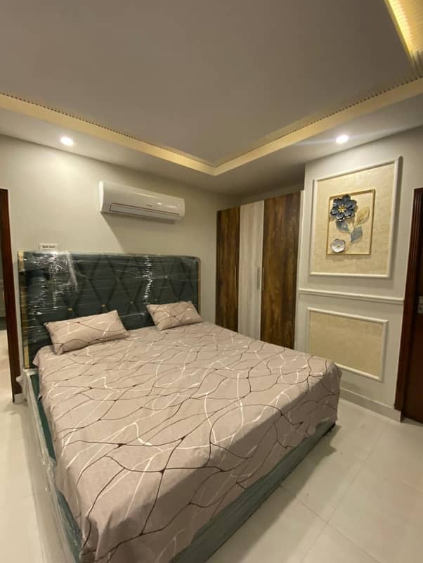 1 Bedroom VIP Full furnish flat per day available in Bahria town Lahore 14