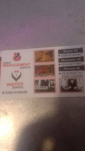 event management and waiter service Rawalpindi Islamabad murree 3