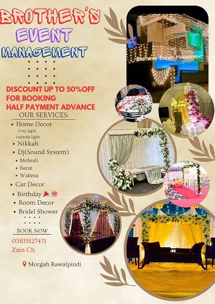 event management and waiter service Rawalpindi Islamabad murree 11