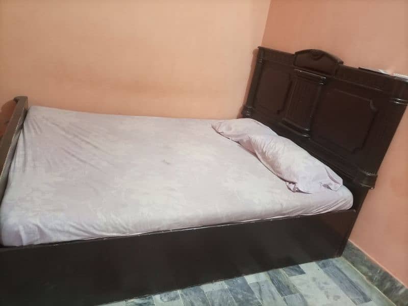 Bed for sell with mattress 2