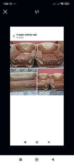 5 seater sofa for sale