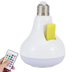 Smart LED Light Bulb with Bluetooth Speaker & Remote Control